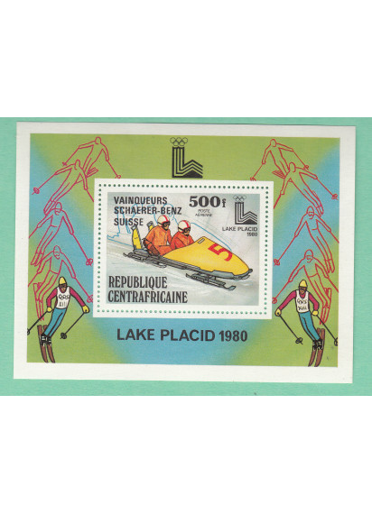 1980 REPBLIQUE CENTRAFRICAINE Lake Placid Bob